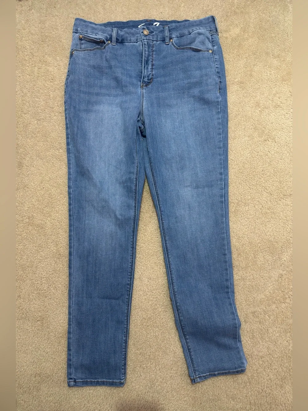 Seven7 Tummyless High Rise Skinny Jeans | Women’s Size 16